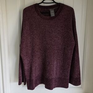 Plum Purple Sweater, Women's Large